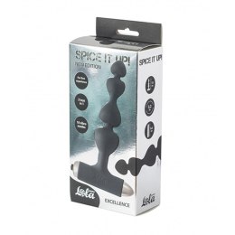 Wibracyjny Plug Analny Excellence „Spice It Up” – Edycja Czarna