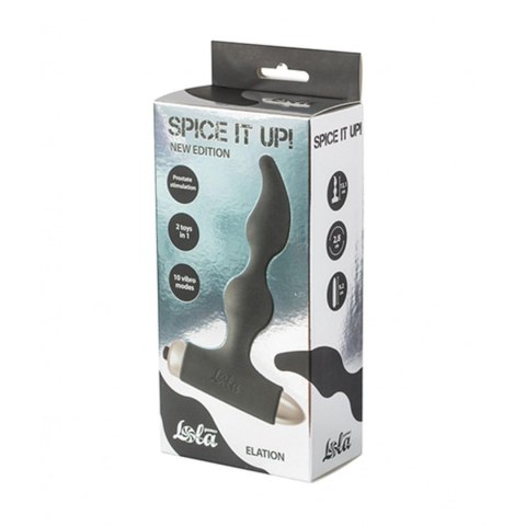 Wibrujący Plug Analny Elation "Spice it up" – Edycja Czarna