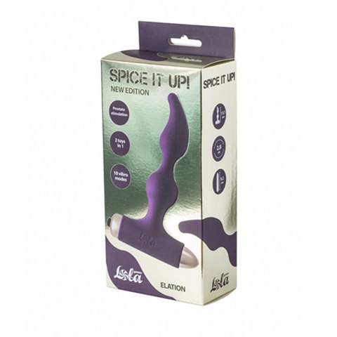 Wibrujący korek analny Elation Ultraviolet: Nowa odsłona Spice it up