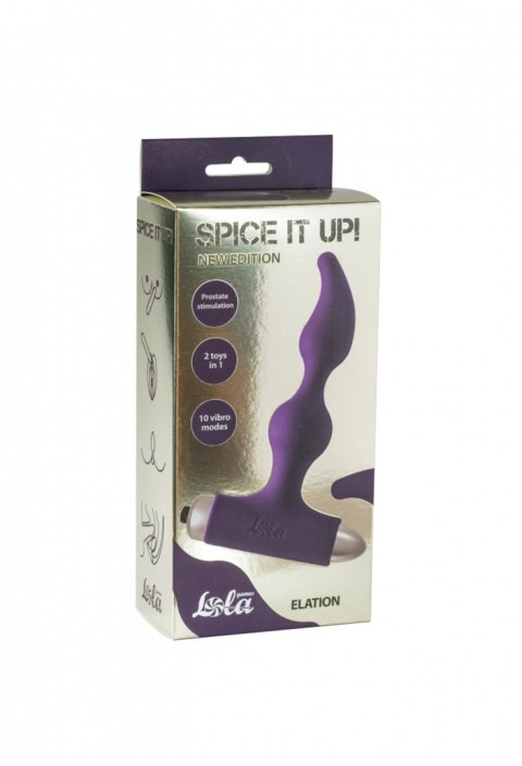 Wibrujący korek analny Elation Ultraviolet: Nowa odsłona Spice it up