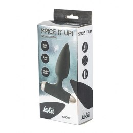 Wibrujący Korek Analny Spice it up Glory Black – Nowa Edycja
