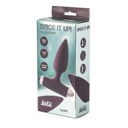 Wibrujący korek analny Glory Spice It Up – Nowa Edycja w kolorze głębokiego wina