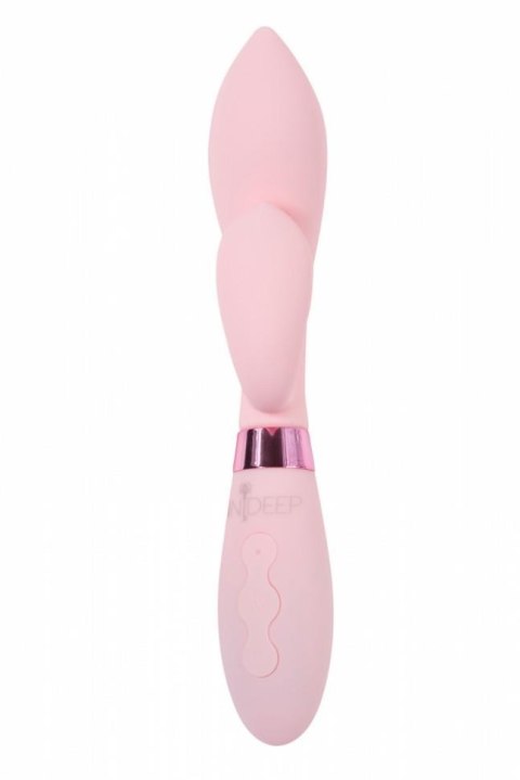 Wibrator Juna Pink Indeep – Króliczek z Podwójną Stymulacją i Ładowaniem USB