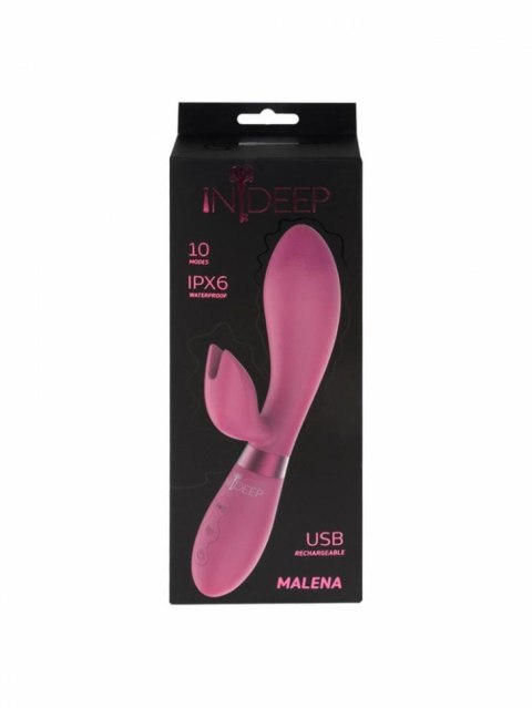 Wibrator Króliczek Indeep Malena Magenta – Dualna Przyjemność z Ładowaniem USB