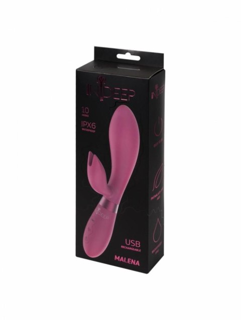 Wibrator Króliczek Indeep Malena Magenta – Dualna Przyjemność z Ładowaniem USB