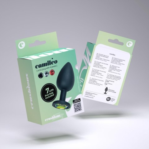 Crushious Camileo – Mały Plug Analny z 4 Wymiennymi Kryształkami