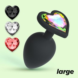 CRUSHIOUS CUORE Duży Plug Analny z 4 Wymiennymi Klejnotami