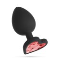 Crushious Cuore Regular: Plug Analny z 4 Wymiennymi Klejnotami
