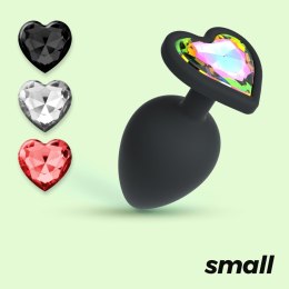 CRUSHIOUS CUORE – Mały plug analny z czterema wymiennymi kryształkami