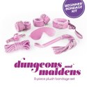 CRUSHIOUS DUNGEONS & MAIDENS Różowy Zestaw BDSM