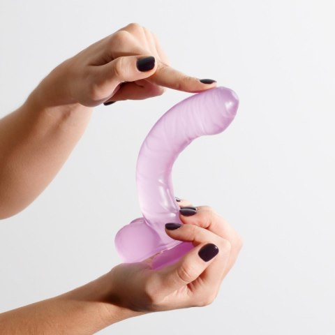 Crushious Hudini – Fioletowe Dildo Analne z Delikatnego Żelu