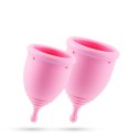 Eleganckie Kubeczki Menstruacyjne Minerva S + L z Praktycznym Woreczkiem