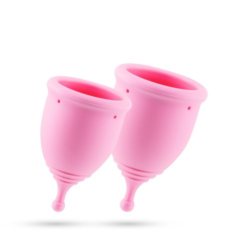 Eleganckie Kubeczki Menstruacyjne Minerva S + L z Praktycznym Woreczkiem