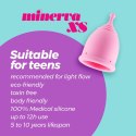 Crushious Minerva XS – kubeczek menstruacyjny z woreczkiem i płynem do czyszczenia akcesoriów 150 ml