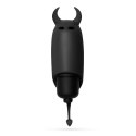 CRUSHIOUS O-PET DEVIL: Miniwibrator z 10 trybami wibracji, czarny
