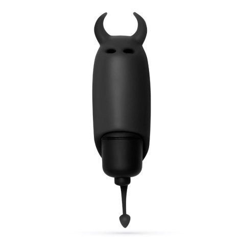 CRUSHIOUS O-PET DEVIL: Miniwibrator z 10 trybami wibracji, czarny