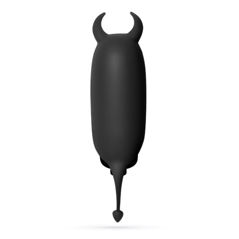 CRUSHIOUS O-PET DEVIL: Miniwibrator z 10 trybami wibracji, czarny