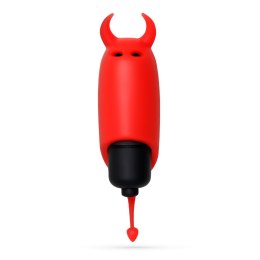 CRUSHIOUS O-PET Diabełek Czerwony – Mini Wibrator z 10 Trybami Wibracji