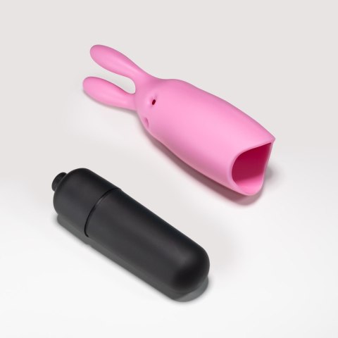 Wibrator Króliczek Crushious O-Pet z 10 trybami wibracji, pastelowy róż