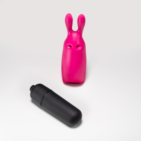 CRUSHIOUS O-PET Rabbit: Zmysłowy Mini Wibrator z 10 Trybami Stymulacji – Różowy