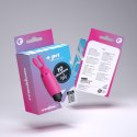 CRUSHIOUS O-PET Rabbit: Zmysłowy Mini Wibrator z 10 Trybami Stymulacji – Różowy