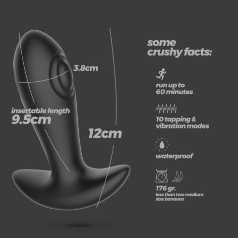 CRUSHIOUS OCTO – Pulsacyjny Plug Analny ze Zdalnym Sterowaniem