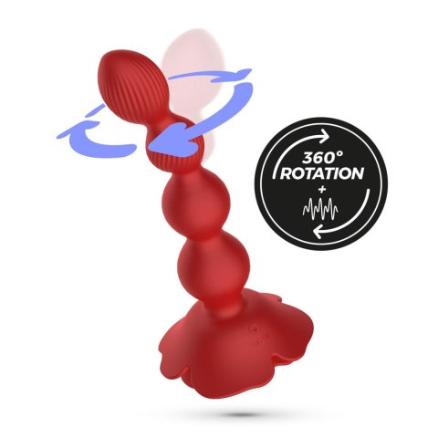 Crushious Rosaline – Obrotowy Plug Analny ze Zdalnym Sterowaniem