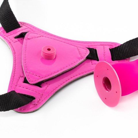 CRUSHIOUS Snapper – Dildo Strap-On w Kolorze Różowym