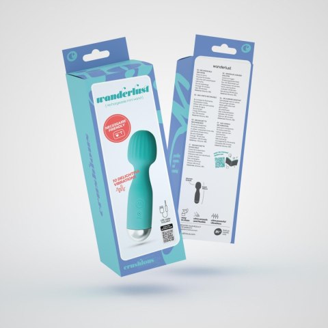 CRUSHIOUS Wanderlust Mini Masażer Typu Wand Miętowa Zieleń