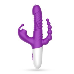 CRUSHIOUS Wrangler: Intensywny Wibrator All-in-One z Posuwem, Ssaniem i Wibracjami