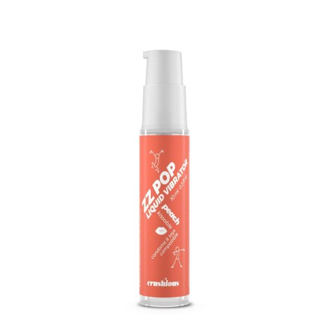 Crushious ZZ POP – Wibrujący Eliksir Stymulujący o Aromacie Brzoskwiniowym, 10 ml
