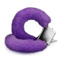 Futrzane Kajdanki Love Cuffs – Rozkoszny Fiolet