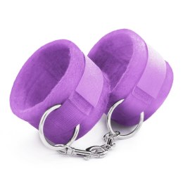 Zmysłowe Okowy na Rzep z Dodatkowym Łańcuchem 40 cm – Urzekająca Purpura