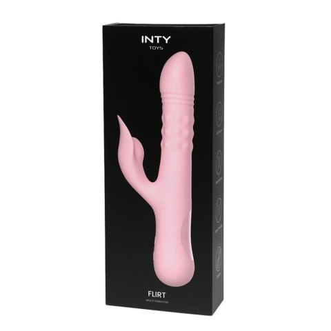 INTY Toys Flirt – Różowy Masażer Stymulujący 3 w 1