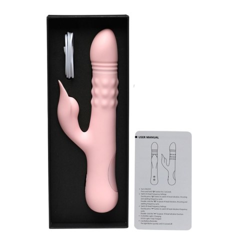 INTY Toys Flirt – Różowy Masażer Stymulujący 3 w 1