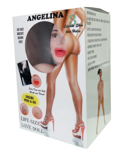ANGELINA 3D: Realistyczna Lalka Erotyczna z Wibrującym Jajeczkiem