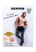 Lalka Erotyczna Męska DENNIS 3D z Wibracjami