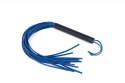 Elegancki Pejcz Flogger Crazy Horse Blue