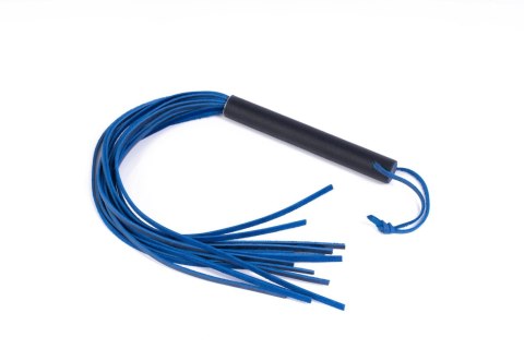 Elegancki Pejcz Flogger Crazy Horse Blue