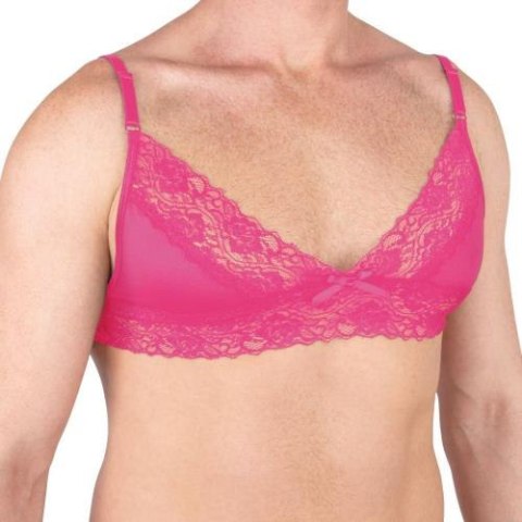 Zmysłowy Biustonosz Koronkowy Prowler Pink Lace, Rozmiar M