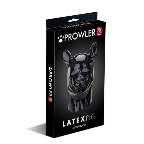 Lateksowy Kaptur 'Świnka' Prowler RED