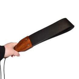 Ekskluzywna Łopatka BDSM Prowler RED ze Skóry i Drewna