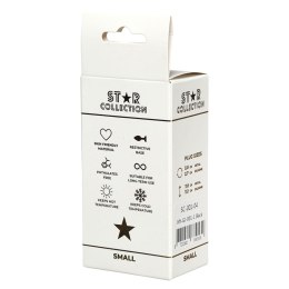 Kolekcja Gwiazd - Elegancki silikonowy plug analny S z jasnoniebieskim kryształem