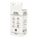 Kolekcja Star – Różowy Silikonowy Plug Analny S z Fioletowym Kryształem