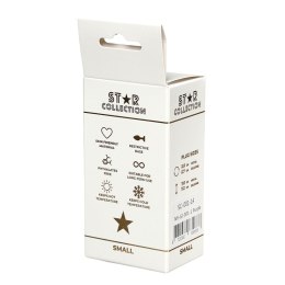 Elegancki Korek Analny Star Collection S z Fioletowym Kamieniem