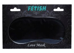 Elegancka Satynowa Maska Fetish – Love Mask Black