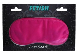 Zmysłowa Maska Satynowa Love Mask – Różowa