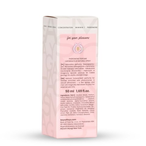Miyoshi Miyagi PURE Feromony Bezzapachowe dla Kobiet 50ml