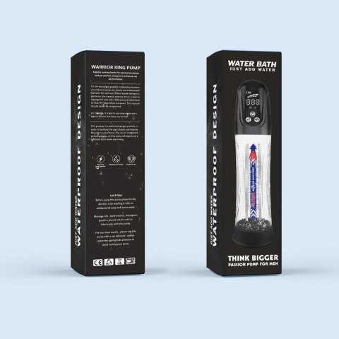 Elektryczna Pompka Wodna z Wyświetlaczem LCD i Ładowaniem Magnetycznym USB - 4 Prędkości