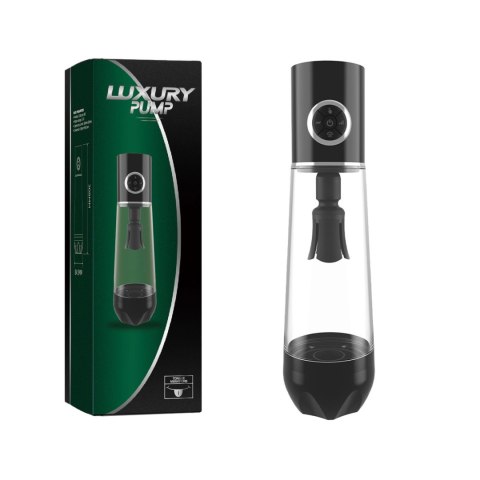 Luksusowa Automatyczna Pompka z Wibracją i Wodoodpornością - PREMIUM RECHARGEABLE
